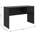 Ver imagem 2 de Mesa De Computador Turim Móveis Sul Preto