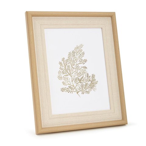 Porta-retratos em Poliestireno Tipo Madeira 15x20 Bege Mart