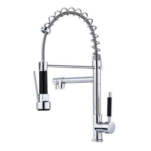 Torneira Gourmet 50cm com Misturador Monocomando Cromada de Bancada belcca tgm50c-bz