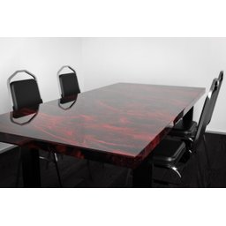 Kit Porcelanato Líquido Metálico Vermelho Carbono / Preto - 5