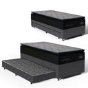 Ver imagem 1 de Cama Box com Colchão de Espuma D45 Pillow Top Suport Prime + Auxiliar de Espuma Unique Solteiro 88cm
