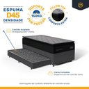 Ver imagem 5 de Cama Box com Colchão de Espuma D45 Pillow Top Suport Prime + Auxiliar de Espuma Unique Solteiro 88cm
