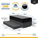Ver imagem 6 de Cama Box com Colchão de Espuma D45 Pillow Top Suport Prime + Auxiliar de Espuma Unique Solteiro 88cm