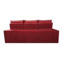 Ver imagem 6 de Sofá 3 Lugares Retrátil e Reclinável Cama inBox Senses 2,00m Velusoft Vermelho