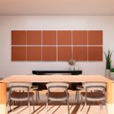 Ver imagem 2 de Painel Acústico Absorvedor Decorativo 60x60 Soft Crepe Maestra Acústica:laranja
