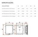Ver imagem 2 de Quadro Distribuição Embutir 12/16 Disjuntores Branca Tigre