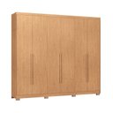 Ver imagem 3 de Guarda-Roupa 6 Portas 6 Gavetas Brescia Marrom/Cedro