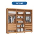Ver imagem 6 de Guarda-roupa 6 Portas 6 Gavetas Brescia