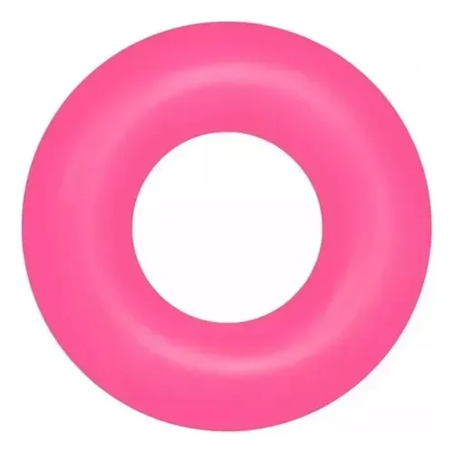 Ver imagem 3 de Boia Redonda Praia Piscina Inflável Criança Adulto 90cm Neon