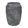 Vaso em Cimento Rustico Preto - 1