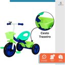 Ver imagem 3 de Triciclo Infantil Pedal 3 Rodas Passeio Bicicleta Segurança Jony - Baby Style