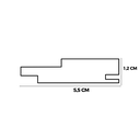 Ver imagem 4 de Ripado Cinza Supremo 1,2x5,5x270 (cm) - Eucatex Ru