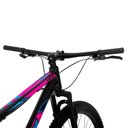 Ver imagem 3 de Bicicleta Aro 29 Alumínio Gott Rocker Freios a Disco Suspensão 21v - Preto/rosa Azul - 19