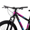 Ver imagem 4 de Bicicleta Aro 29 Alumínio Gott Rocker Freios a Disco Suspensão 21v - Preto/rosa Azul - 19