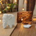 Ver imagem 4 de Escultura Elefante Decorativo Ii em Po de Marmore
