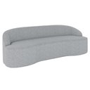 Ver imagem 1 de Sofá 4 Lugares para Sala de Estar Living 230cm Theo D06 Linho Cinza Claro - Mpozenato