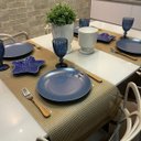 Ver imagem 1 de Passadeira para Mesa Posta 2 Unidades 1,00mt x 40cm Caminho Mesa Decore Fácil Shop