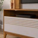 Ver imagem 5 de Estante Home para TV até 70" 2 Portas NT1300 Freijo / Off White Notável Móveis