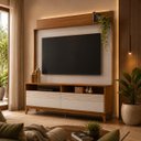 Ver imagem 6 de Estante Home para TV até 70" 2 Portas NT1300 Freijo / Off White Notável Móveis