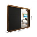 Ver imagem 6 de Guarda-roupa Casal Castle Rock 100% Mdf 2 Portas 4 Gavetas com Espelho - Panorama M