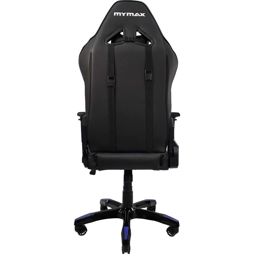 Cadeira Gamer MX12 de escritório Giratoria MYMAX:Preto/Azul/Único - 3