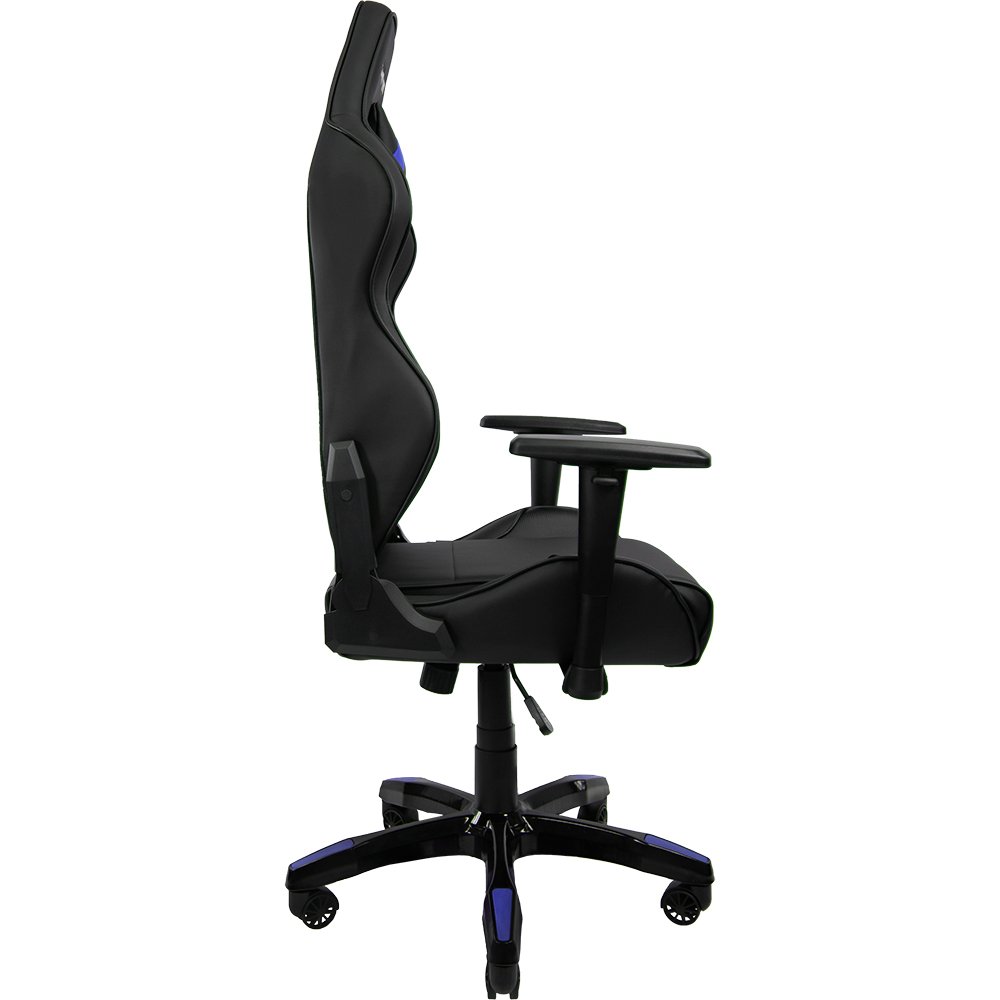 Cadeira Gamer MX12 de escritório Giratoria MYMAX:Preto/Azul/Único - 4
