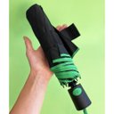 Ver imagem 4 de Guarda Chuva Automático Benetton Sombrinha de Bolsa Preto e Verde