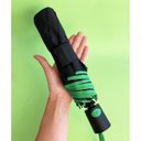 Ver imagem 5 de Guarda Chuva Automático Benetton Sombrinha de Bolsa Preto e Verde