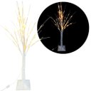 Ver imagem 4 de Árvore Vidoeira Iluminada 1 Metro 48 Leds Branco Quente Fixo 127v Base Reforçada