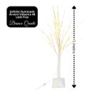 Ver imagem 6 de Árvore Vidoeira Iluminada 1 Metro 48 Leds Branco Quente Fixo 127v Base Reforçada