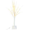 Ver imagem 7 de Árvore Vidoeira Iluminada 1 Metro 48 Leds Branco Quente Fixo 127v Base Reforçada