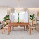 Ver imagem 5 de Mesa de Jantar Siena Cinamomo 180cm