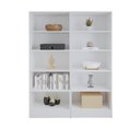 Ver mais imagens de Estante Livreiro Multiuso Mirage 8 Prateleiras 1,77m Branco Viero