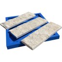 Ver imagem 3 de Forma Silicone Gesso Parede 3d - Travertino Rockface