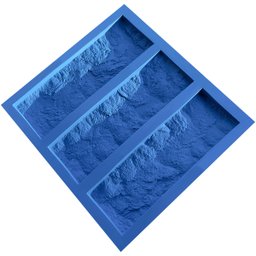 Forma Silicone Gesso Parede 3d - Travertino Rockface - 11