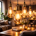 Ver imagem 2 de Kit 3 Lâmpadas Led Filamento 4w Âmbar E27 Bivolt Vintage Retrô Decorativa