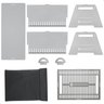 Mini Churrasqueira Portátil Desmontável Camping P-grill.inox - 3