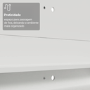 Ver imagem 7 de Rack com Painel para TV até 60 Polegadas 180 cm com Pés Branco/Rustic Reims Madesa