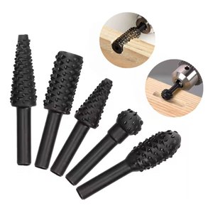 Bestfer - Kit 5 Fresa Lima Rotativa P/ Aço Madeira Acabamento