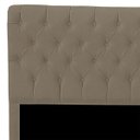 Ver imagem 3 de Cabeceira Casal King Size Estofada para Cama Box Glass Veludo Capuccino