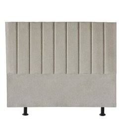 Cabeceira Estofada Queen 160CM Carla Linho Bege - D A DECOR D&A Decor - 2