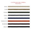 Ver imagem 4 de Kit Jogo de Sofás 4 Lugares + Chaise Redonda de 1,60 Cm Corda Náutica Alumínio Área Externa