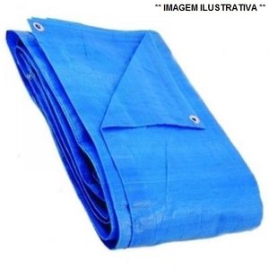 Lona de Polietileno C/ilhós 4 X 3 Azul 100 Micras Kala