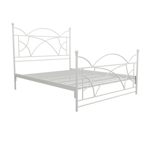 Cama de Ferro Arábia Queen Size Icamas Branco
