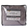 Edredom Casal Daju Cotelê Athenas Plush Cinza Claro 220x200 cm - 5