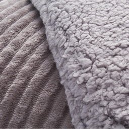Edredom Casal Daju Cotelê Athenas Plush Cinza Claro 220x200 cm - 3