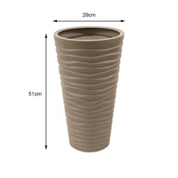 Vaso de Plástico Plantas Flores Vasos Decorativos Casa Jardins Vaso Grande Decoração de Ambientes - 5