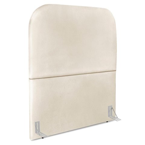 Cabeceira Solteiro 100 Cm com Frame Alana Corino Bege Artte