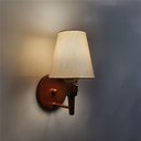Ver imagem 3 de Arandela Cone Md-2013 Cobre Com Liga e Desliga Cúpula Tecido Algodão Cru - Bivolt