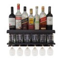 Ver imagem 1 de Barzinho de Parede Compacto Porta Copos Porta Taças Pr